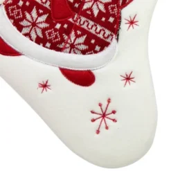 Northlight 17" White And Red "Welcome" Snowman Embroidered Christmas Stocking -Holiday Decoration Store GUEST e1a8f544 07d1 41a5 9e50 6333557fc766