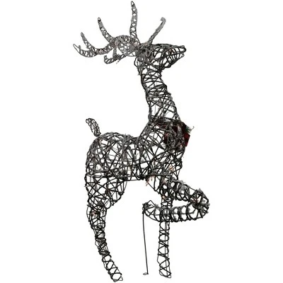 Northlight 60.25" Lighted Reindeer Stag Christmas Decoration 6 Northlight 60.25" Lighted Reindeer Stag Christmas Decoration - Image 6