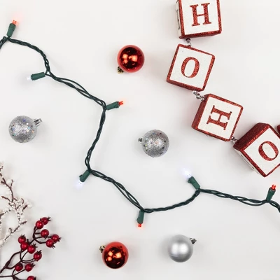 Northlight 50ct Red And White LED Wide Angle Christmas Lights, 16.25ft Green Wire 2 Northlight 50ct Red And White LED Wide Angle Christmas Lights, 16.25ft Green Wire - Image 2