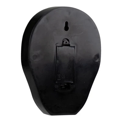 Northlight Lighted Skull Halloween Decoration - 7" - Warm White Lights - Black And Red 4 Northlight Lighted Skull Halloween Decoration - 7" - Warm White Lights - Black And Red - Image 4