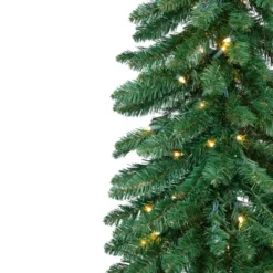 Northlight Pre-Lit Pencil Alpine Artificial Christmas Tree - 5' - Clear Lights -Holiday Decoration Store GUEST e7ab2c32 a95e 47d7 a0cb 473b796557ba