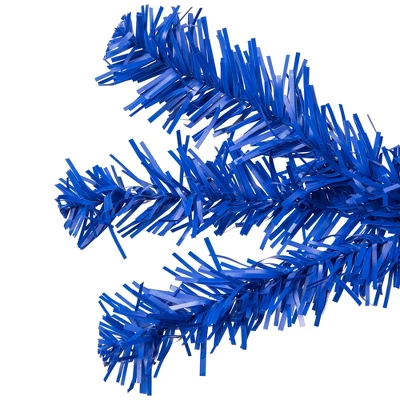 Northlight Pre-Lit Medium Pine Artificial Christmas Tree - 6' - Royal Blue - Clear Lights 6 Northlight Pre-Lit Medium Pine Artificial Christmas Tree - 6' - Royal Blue - Clear Lights - Image 6