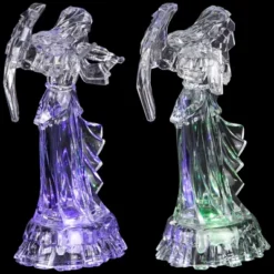Northlight LED Lighted Color Changing Angel Acrylic Christmas Decorations - 9" - Set Of 2 -Holiday Decoration Store GUEST e8f606fd 619a 435c a691 f89e31e640a1