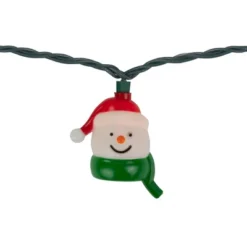 Northlight Snowman Heads With Scarves Christmas Light Set - Clear - 7.5' Green Wire - 10ct -Holiday Decoration Store GUEST e99060f8 fc08 4bf3 8e56 e103ff83784c