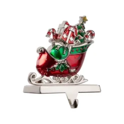Northlight Present Filled Sleigh Christmas Stocking Holder - 5.5" -Holiday Decoration Store GUEST e9b408fe 55ec 48b1 8456 d7e732de37cc