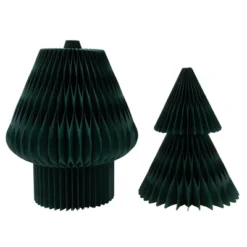 Northlight Tall Accordion Honeycomb Foldable Paper Christmas Tree - 4' - Dark Green -Holiday Decoration Store GUEST e9eaea76 3059 4626 ad35 197576c3d244