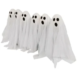 Northlight LED Lighted Ghost Halloween Outdoor Pathway Markers - 30" - Set Of 6 -Holiday Decoration Store GUEST ea590211 8e51 435b 825e 0fe105f71343