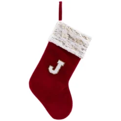Northlight Velvet JOY Christmas Stockings - 20"- Red - Set Of 3 -Holiday Decoration Store GUEST ebb019ea 4e66 4996 98d7 9b83c758e4ca