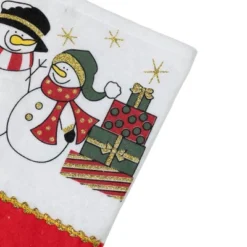Northlight 19" Red Jolly Snowmen Scene Christmas Stocking -Holiday Decoration Store GUEST efca22c7 2348 425e 858c f0976948f7cc