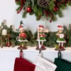 Northlight Standing Christmas Elves Stocking Holders - 8.5" - Set Of 3