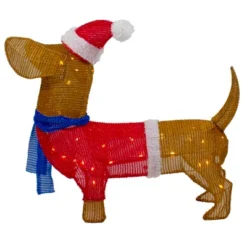 Northlight 26" LED Lighted Dachshund Dog Outdoor Christmas Decoration -Holiday Decoration Store GUEST f230ae9e b0ca 4387 96a4 5909261fc990