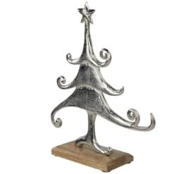 Northlight Swirling Metal Tree Christmas Decoration - 13.5" -Holiday Decoration Store GUEST f26897a7 2beb 4b43 a342 6b829a6beabe