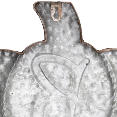 Northlight Boo! Stacked Pumpkins Metal Halloween Porch Sign - 28" - Silver 11 Northlight Boo! Stacked Pumpkins Metal Halloween Porch Sign - 28" - Silver - Image 11