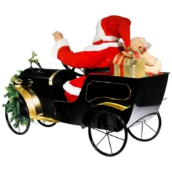 Northlight Animated And Musical Santa Driving Vintage Car Christmas Decoration - 31" -Holiday Decoration Store GUEST f528ab02 489c 47ba abbf b2670339ad55