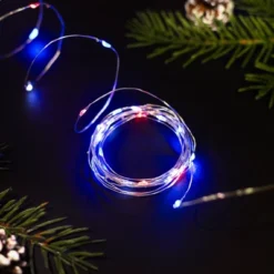 Northlight Patriotic LED Micro Fairy Lights - 17' - Red, White And Blue - Copper Wire - 50ct -Holiday Decoration Store GUEST f52ee156 0d33 4b05 94b7 9cef87d055e1