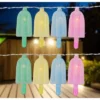 Northlight LED Pastel Ice Pop Indoor Outdoor Patio String Light Set - 4.5' Clear Wire - 10ct