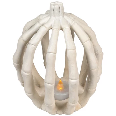 Northlight LED Lighted Skeleton Pumpkin Halloween Decoration - 6.25" 4 Northlight LED Lighted Skeleton Pumpkin Halloween Decoration - 6.25" - Image 4