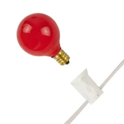 Northlight Patriotic G40 Globe Indoor Outdoor Patio Lights - 9' White Wire - 10ct -Holiday Decoration Store GUEST f7a7f045 20e1 4172 846b 22b0739d611c