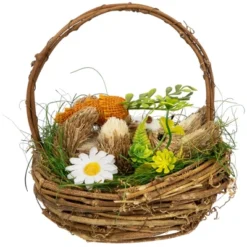 Northlight Sisal Easter Bunny In Woven Basket Decoration - 6.5" -Holiday Decoration Store GUEST f829412d 0d23 41d5 b993 25d250bb20df
