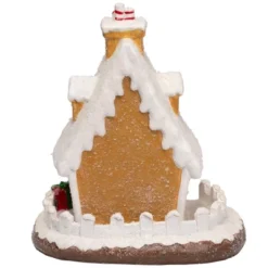 Northlight Snowy Gingerbread Peppermint House With Snowman Christmas Decoration - 11" -Holiday Decoration Store GUEST f98f1ee3 2b9c 442e bcf9 e96286efe81f