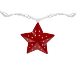 Northlight 10-Count Red And Blue Fourth Of July Star String Light Set, 7.25ft White Wire -Holiday Decoration Store GUEST fa1ceccc a1e0 4c27 905b d39ce95b9f0a