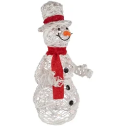 Northlight Lighted Glittered Rattan Snowman Outdoor Christmas Decoration - 28" - Clear Lights 7 Northlight Lighted Glittered Rattan Snowman Outdoor Christmas Decoration - 28" - Clear Lights -Holiday Decoration Store GUEST fcf7beeb 440a 4671 8783 e61129740f0f
